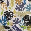 Cotton Flex Blue Fabric Leaves Sewing Craft Projects Fabric Prints By Yard 40 Inch