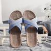 Summer Indoor Non-Slip Linen Slippers: Soft, Silent Sandals for Men and Women