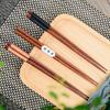 1 Pair Solid Wood Chopsticks Heat Resistant Durable Smooth Surface Environmentally Friendly Food Grade Eating 3