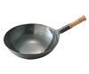 Yamada Industrial Co., Ltd. 39cm Iron Wok with Wooden Handle, Made In Japan, One-Handed, for Chinese Food, Commercial Use, Yamada Wok 001180