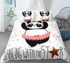 Panda Bear Bedding Sets Animal Duvet Cover Twin Full Single Size and Pillowcase Home Textile 3D Print Bedclothes for Kids Child