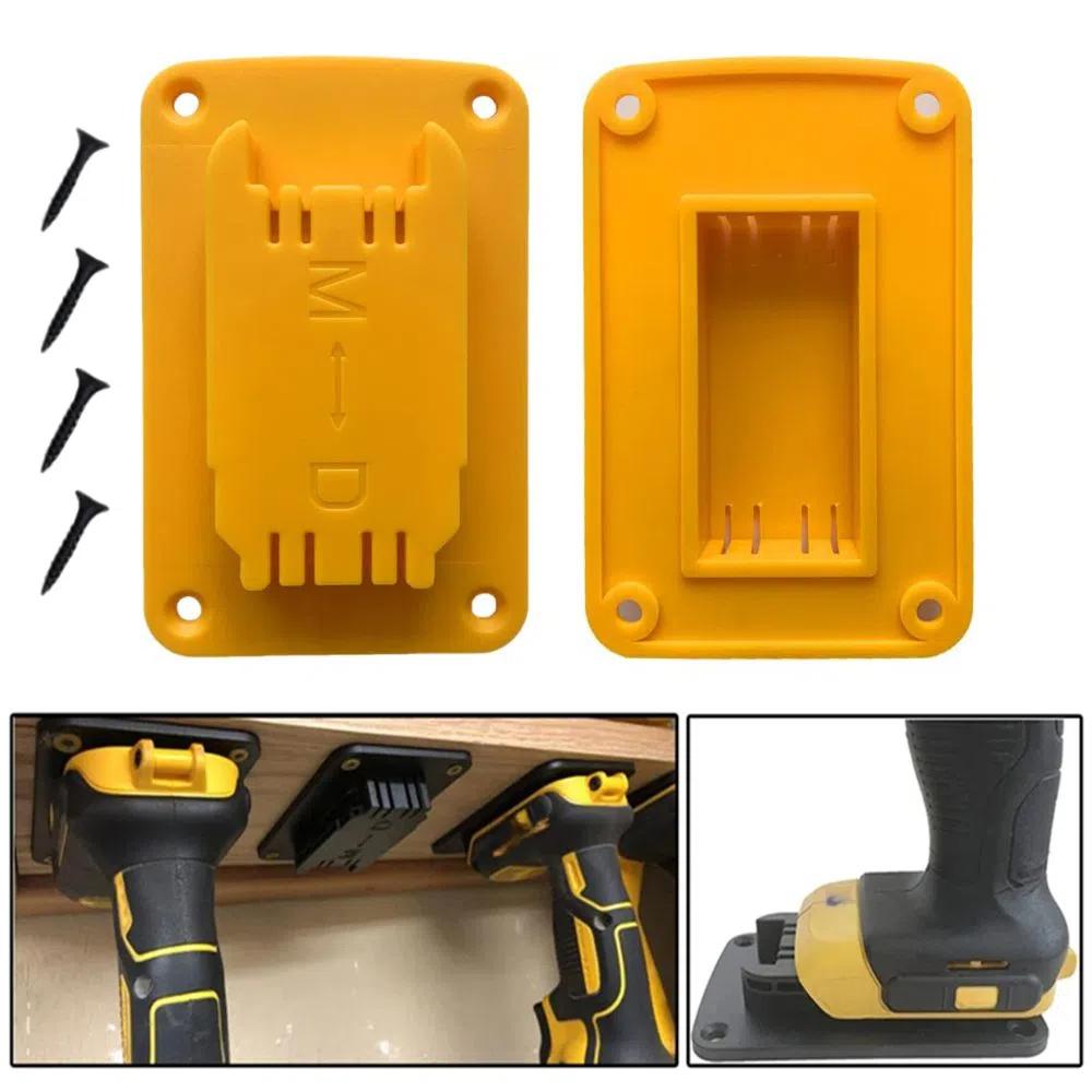 Wall Mount Power Tools Holder with Screws Tool Bracket  For Dewalt/Milwaukee 14.4/18V/20V