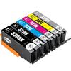 Compatible Ink 6 Color Set for Canon 330 331 Ink Cartridge Large Capacity Canon PIXUS TS8530 TS8630 TS8730 Printer Ink Same Amount As Genuine XL