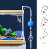 Removable Fish Tank Gravel Filter 1.9M Fish Tank Water Changer Siphon Water Pump Cleaner Fish Tank