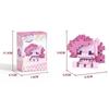 Cartoon Doll Building Compatible With Particles Puzzle Assembly Ornaments