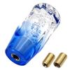 Grooblue Crystal Shift Knob Universal Bubble Lever 10cm 100mm Truck Deco Tiger Hiace Gradient Adapter M8 M10 M12 Crystal Blue