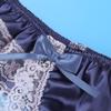 Men's Sissy Frilly Ruffled Lace Trim Crossdress Underwear G-String Thongs Briefs Panties