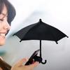 1PC Phone Umbrella Suction Rainproof Sunshade Mini Umbrella Mobile Phone Stand