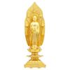 Yakushi Nyorai Alloy 20.5cm Gold-plated [Buddha Statue] (20.5cm)