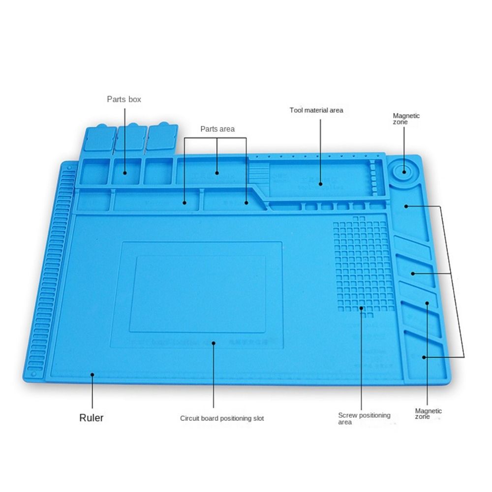 Силиконовый изоляционный коврик для пайки, не содержащий свинца, коврик для ремонта телефона, коврик для ремонта ПК