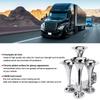 Akozon145DB Train Air Horn Kit 4 Trumpets Loud Train Horn 160mmDia 120 PSI Air Compressor for Van Most 12V Vehicles Trucks, Cars, Boats,