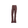 Originals Essentials Rib Flared Pants With Logo Women Bottoms Dark-Grey-Brown IJ5398