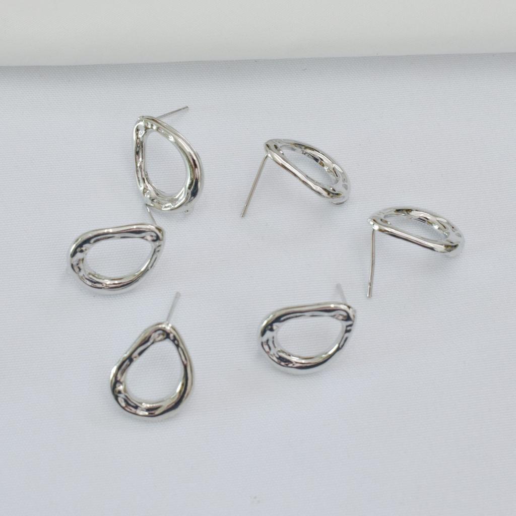 10 шт. 14-каратного золота обернутые в золотую оболочку серьги-гвоздики особой формы в стиле барокко с холодным ветром из серебра 925 пробы сделай сам серьги ручной работы аксессуары материал