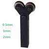 7Pcs Dual Wheel 0.5/1/2mm Linear Pitch Knurl Lathe Cutter Knurling Tool Kit Set