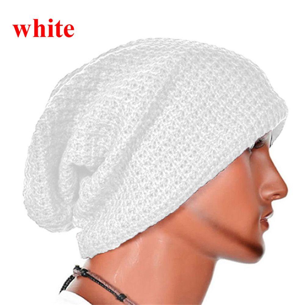 Winter Stretch Soft Ski Cap Warm Beanie Hat Knitted Caps Wool Knitted