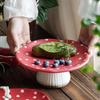 Cute Red Mushroom Ceramic Tableware Coffee Cup Afternoon Tea Set Creative Cartoon Pastry Plate Rice Bowl Salad Plate Dinner Dish