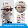 Decorative Doll Sunglasses Cute Transparent PETG Plastic Glasses for Dolls Fashion Clothes Accessories for BJD/Anime Figures