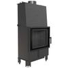 Water Heating Fireplace KRATKI LUCY 12 kW Ø 200 Black Thermotec Lining