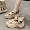 Baotou Roman Sandals Women's 2025 Summer New Pig Cage Women's Shoes Breathable Hollow Thick Sole Lightweight Sports Dad Shoes