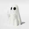 Светящийся средний палец, милая статуэтка призрака, маленькие страшные фигурки призраков, украшение для дома на Хэллоуин, украшение стола
