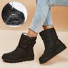 Fashion New Women's Waterpoof Snow Boots Winter 2024 Thick Plush Warm Ankle Boots for Women Plus Size Non Slip Cotton Padded Shoes Woman
