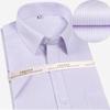 Pure Cotton Non-iron Striped Formal Short-sleeved Shirt Mens