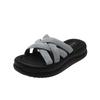 New Cross-strap Flat-bottomed Slippers Summer Women Wear Sandals Fashion Soft-soled Home Slippers Korean Version Sandals Women