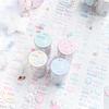 New Cute Korean Graffiti Decoration Adhesive Masking Washi Tape Students Scrapbooking Journal Collage DIY Material Sticker Gift