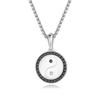 Yin Yang Pendant Stainless Steel Necklace for Men [GAVU]