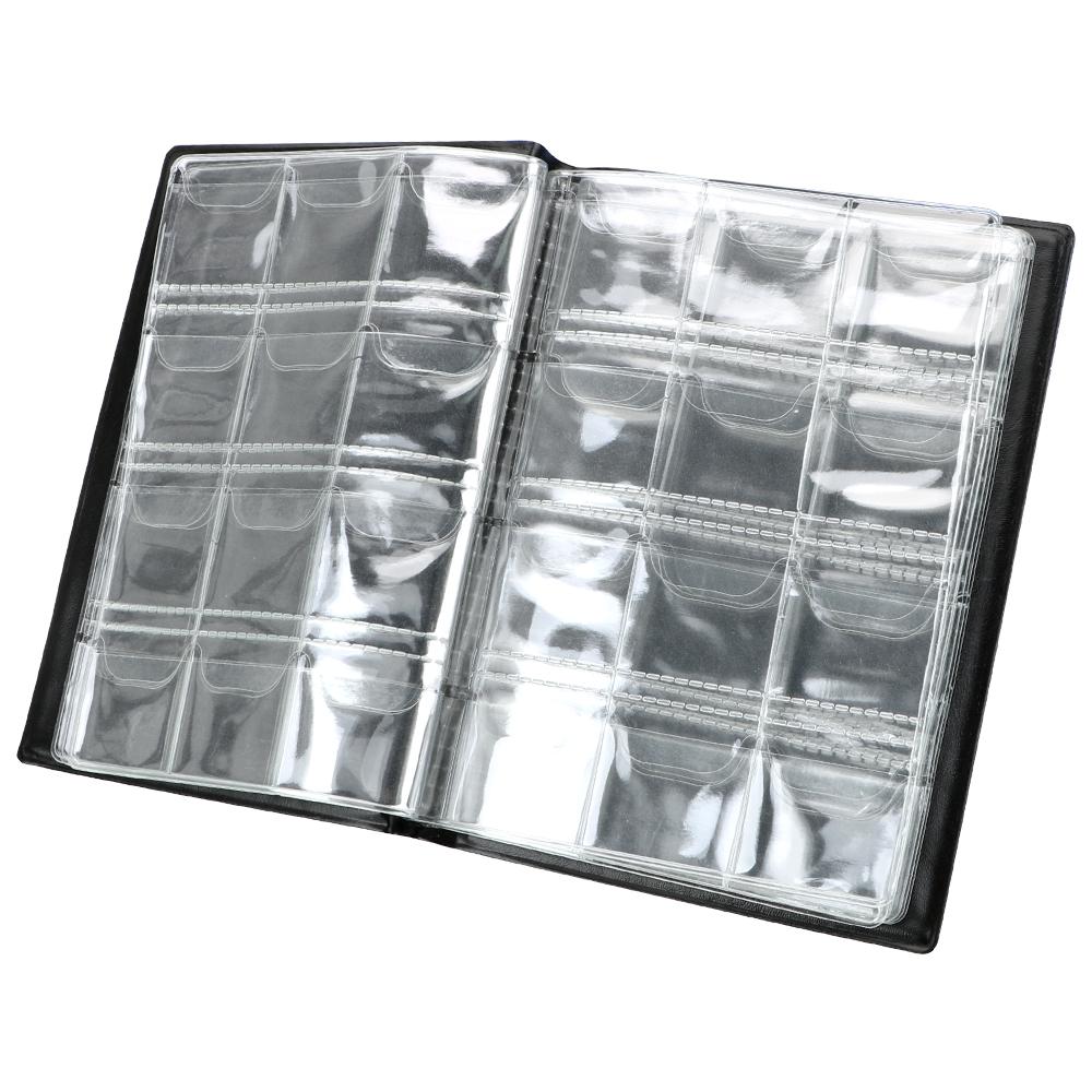 PVC Film For Collector 120 Gram Coins Minimalist Style Multi-kinetic Coin Collection Artificial PU Leather