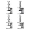 Hitchlike C-Clamps, Set of 4, 30mm Opening, Stainless Steel, Wide-Mouth Clamps for Industrial Welding, Home Use, and Metalworking