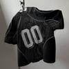Summer European and American No. 0 Jersey Mesh Loose Casual Men's and Women's Digital Printed Breathable Sportswear