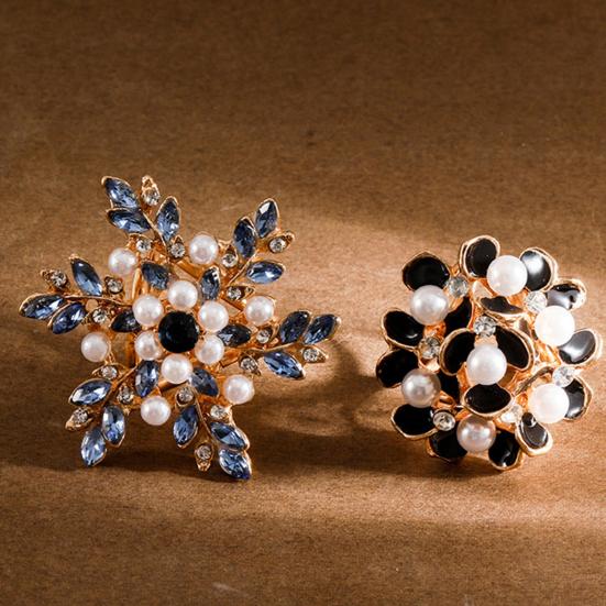 Пряжка для шарфа Кольцо для рубашки Зажим-слайдер Кольцо для шарфа Цветок Солнце Стразы Пряжка для шарфа Аксессуар для одежды для свиданий вечеринок мероприятий