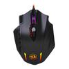 Redragon M908 12400 DPI Impact MMO Gaming Mouse 18 Programmable Buttons Weight Adjustable Cartridge 12 Side Buttons