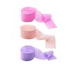 3 Roll Crepe Paper Cuttable Crepe Paper Streamers Backdrop Decor for Wedding