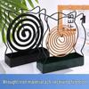 Cat Ear Mosquito Coil Holder – Creative Wrought Iron Sandalwood Incense and Ash Catcher Stand