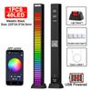 Sound Pickup Light RGB Colourful LED Lights App Controls Music Rhythm Neon Light Voice Activated Ambient Atmosphere Night Lights