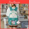 Cartoon Capacity Large Backpack Student Backpack Womens Leisure Use Educational