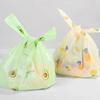 50 Pcs Cute Fruit Plastic Bag Carry Out Bags With Handle Food Packaging Retail Supermarket Grocery Shopping Home Storage
