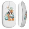 Wireless Mouse - Geisha - White - Compatible Mac and PC - USB Key Included - WiFi