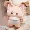 Cute Cartoon Fox Plush Toy Lovely Soft Stuffed Animal Doll Home Decor Gifts For Kids