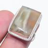 Botswana Agate Gemstone 925 Sterling Silver Jewelry Ring Size Adjustable