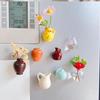 Decorative Vase Refrigerator Magnet Unique 3D Vase Magnet Mini Vase Fridge Magnets  Office Decor