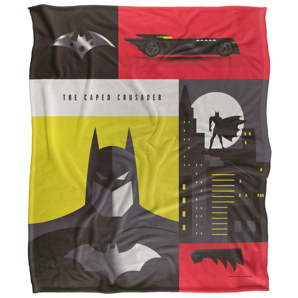 Batman Silky Icons Soft Touch Blanket