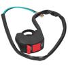 Motorcycle Handlebar Light Switch ON OFF Button Waterproof for ATV UTV Scooter 7 8in