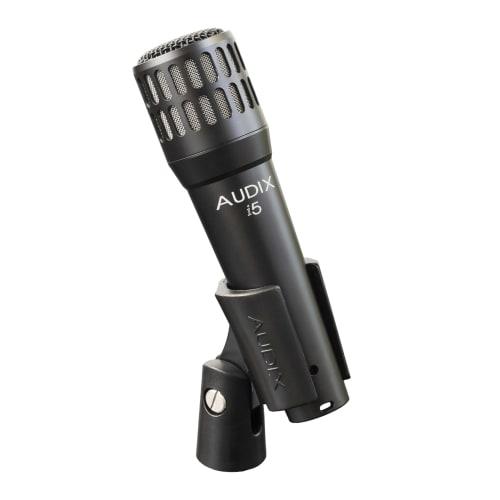 AUDIX I5 Dynamic Microphone, Unidirectional, Black, for Recording Snare, Drum, Percussion, Guitar Amplifiers, and Acoustic Instruments