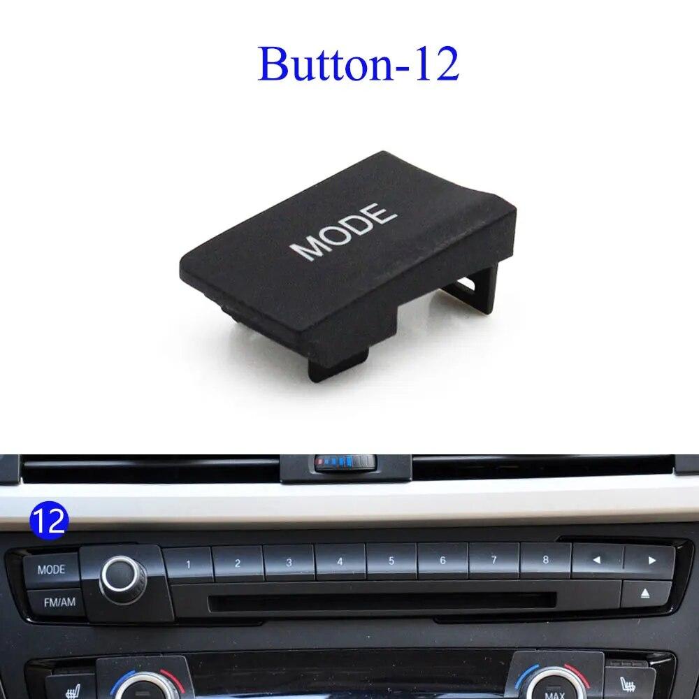 Dashboard Console Air Conditioning AC Vent CD Player Control Cap AC Button Key Replacement For BMW F20 F21 F22 F30 F35 F34 F36