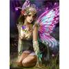 Full 5D Diy Diamond Painting Butterfly Girl Diamond Embroidery Full Lay Cross Stitch Home Decor Handmade Gift