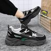 Men Sneakers 2024 New Autumn Breathable Mesh Korean Version Trendy Thick Sole Comfort Lace Up Sports Shoes Zapatillas De Hombre
