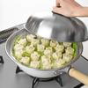 Wahei Freiz Frying Pan Transforms Into a Steamer Steaming Stand Cover for Stainless Steel Made In Japan & 24~26cm ME-7195